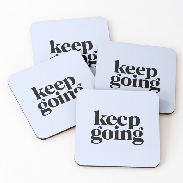 Item preview, Keep Going – Minimalist Motivational Quote designed and sold by Jollys-ArtShop.