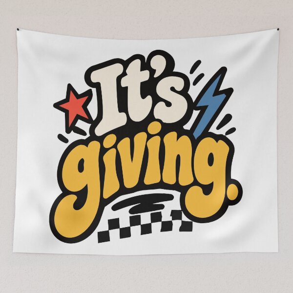 Item preview, its giving designed and sold by Trippin-Tito's.