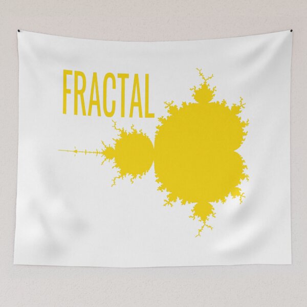 Item preview, FRACTAL - Minimalist Mandelbrot Set Math Design designed and sold by PotentialDevelopment.