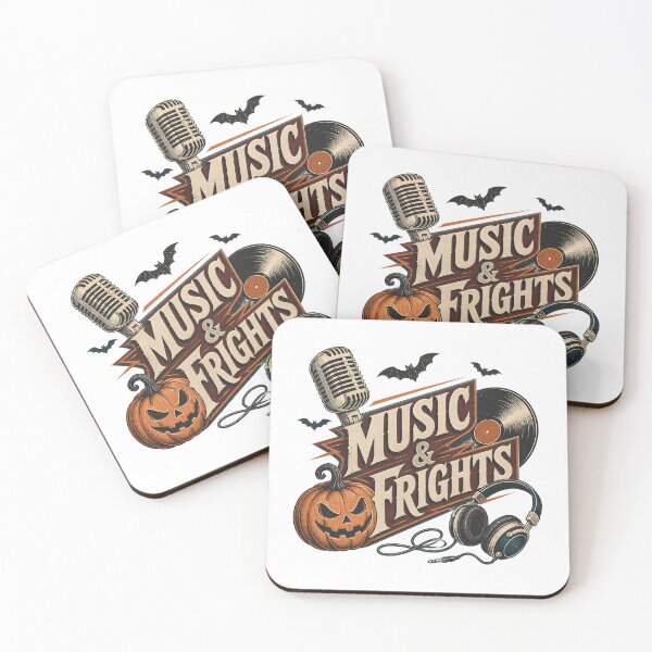 Item preview, Music And Frights Spooky Vinyl Record Halloween designed and sold by KristenosNehk.