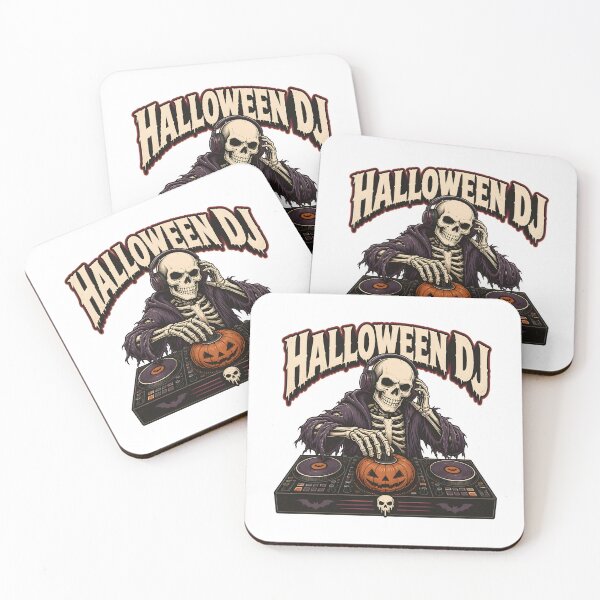 Item preview, Halloween DJ Skeleton Turntable Spooky Music designed and sold by KristenosNehk.