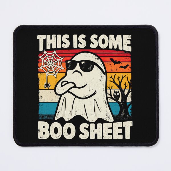 Item preview, This Is Some Boo Sheet Funny Halloween Ghost  designed and sold by Thread&Fable.