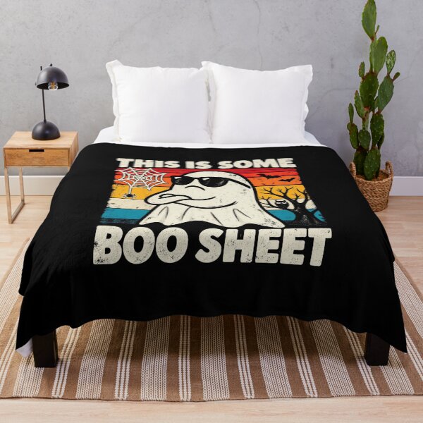 Item preview, This Is Some Boo Sheet Funny Halloween Ghost designed and sold by Thread&Fable.