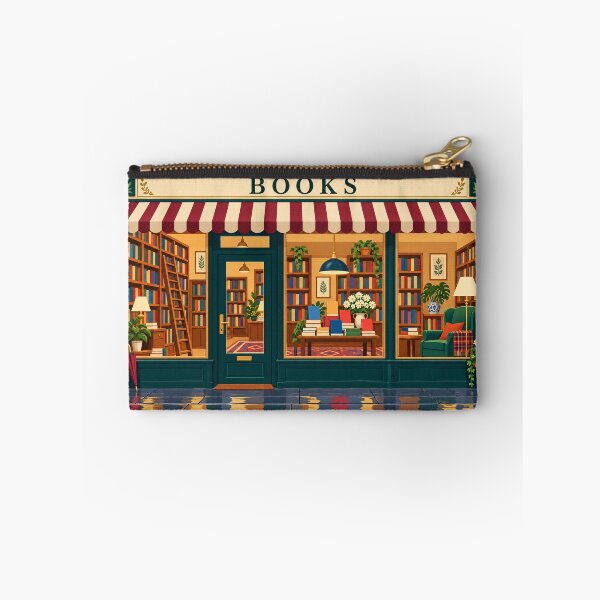 Item preview, Rainy Bookshop Window – Cozy Bookstore Jigsaw Puzzle designed and sold by astersgraphics.