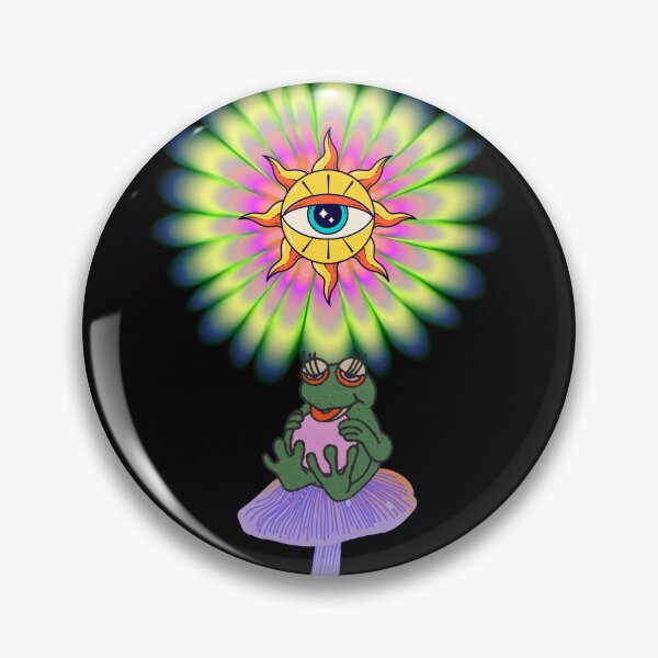 Artikelvorschau, Psychedelic Eye & Frog entworfen und verkauft von lovewhatyoudo.