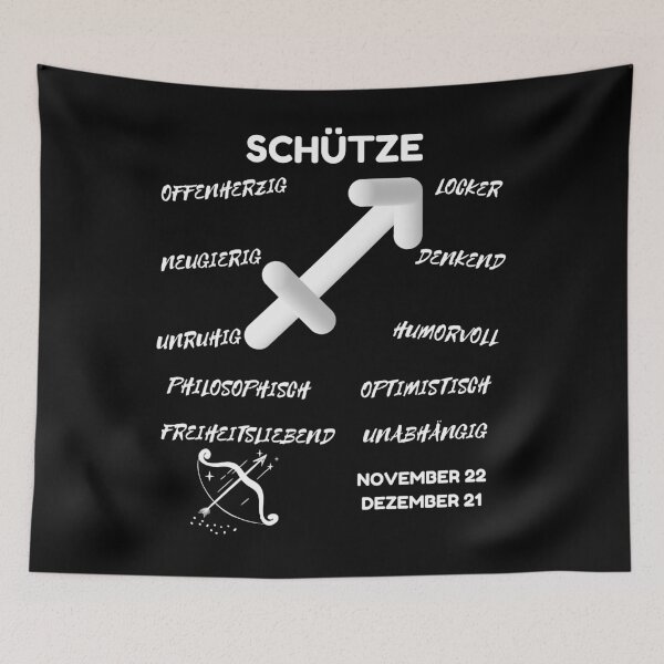 Artikelvorschau, Schütze Sternzeichen Astrologie Horoskop Symbol - Classic White & Black entworfen und verkauft von ZODIARA.