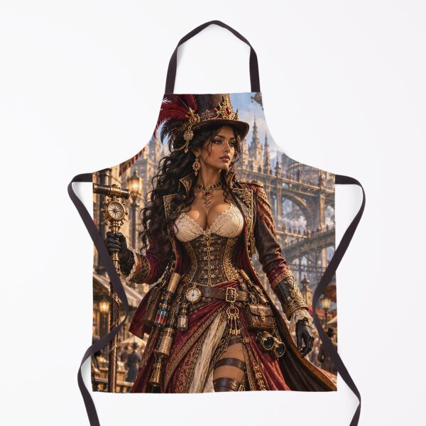 Item preview, Queen Celina, Monarch of the Metropoles | Steampunk Queen designed and sold by 5PalmsCreative.