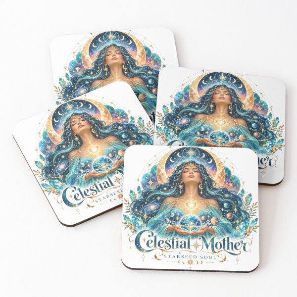 Item preview, Celestial Mother Starseed Soul Cosmic Goddess designed and sold by Alcyone-Blue.