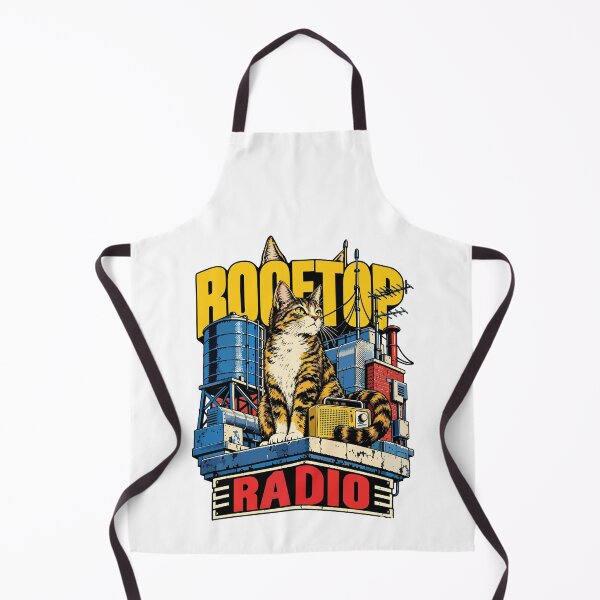 Item preview, Retro Tabby Cat with Vintage Radio designed and sold by AliveStyle.