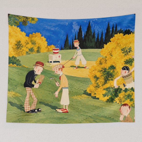Item preview, Vintage Golf Wall Art, The Well Dressed Member, 1920s Golf Illustration, John Held Jr designed and sold by RickE.