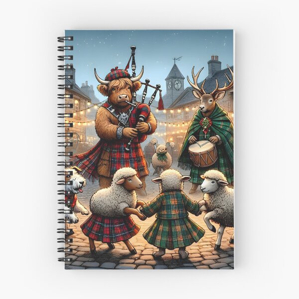 Artikelvorschau, Schottischer Dorf-Hogmanay-Ceilidh-Tanz entworfen und verkauft von Sybille-Yates.