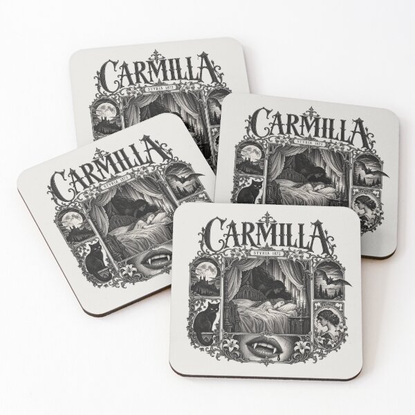 Aperçu de l'œuvre Carmilla Styria 1872 Art gothique des vampires créée et vendue par POD DYNASTY | Original Print On Demand T-Shirt Graphics.