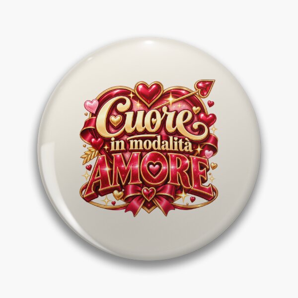 Artikelvorschau, Cuore in Modalità Amore Italienisches romantisches Herzdesign entworfen und verkauft von MetaModel Editions.