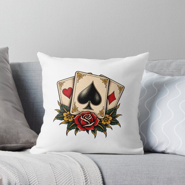 Item preview, Playing Cards Tattoo – Against The Odds Spade Flash designed and sold by Tattee.