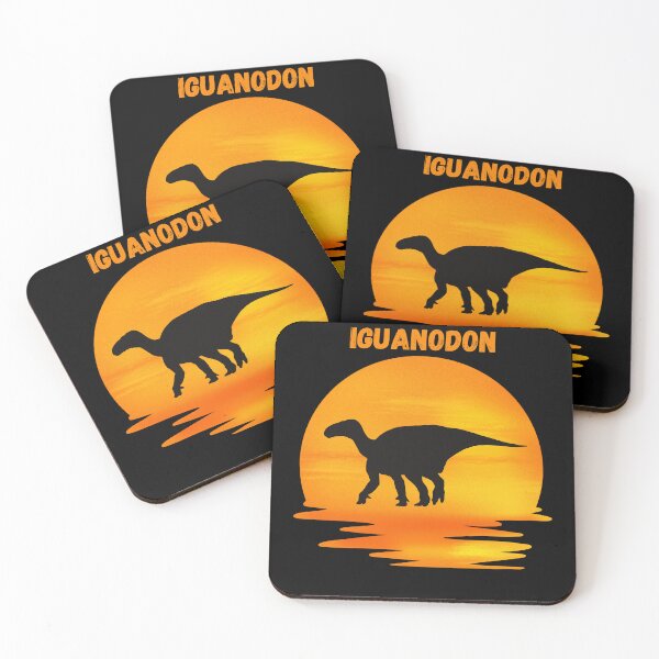 Item preview, Iguanodon sunset design for dino lovers designed and sold by ewicraft.