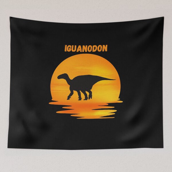 Item preview, Iguanodon sunset design for dino lovers designed and sold by ewicraft.