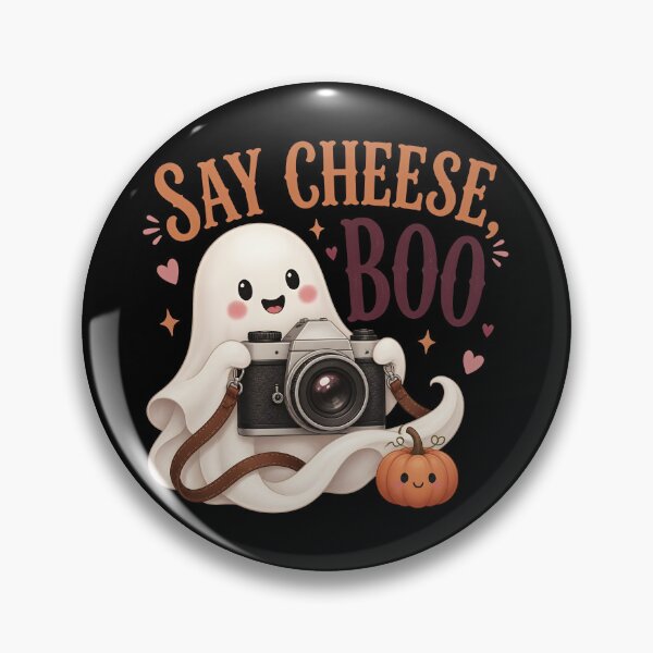 Item preview, Say Cheese Boo Cute Ghost Photography Halloween designed and sold by KristenosNehk.