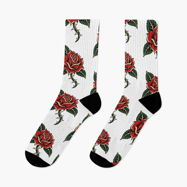 Item preview, Red Rose and Thorns Tattoo – Good Things Bite designed and sold by Tattee.