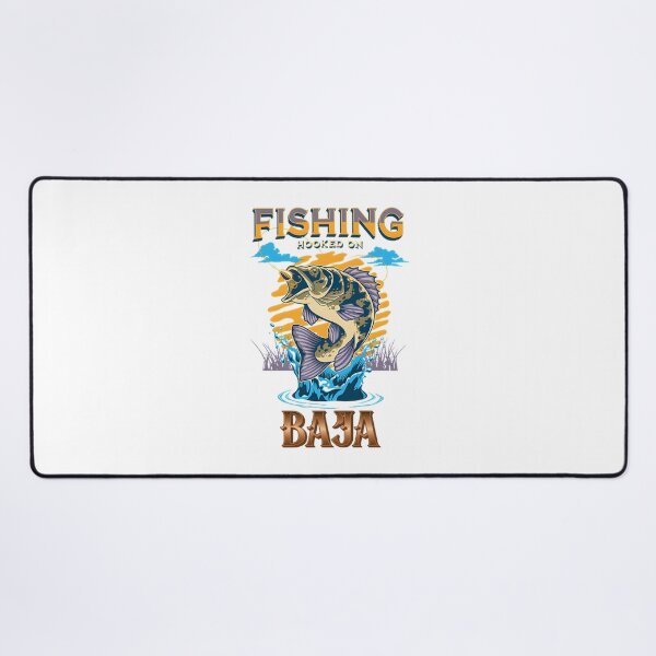 Item preview, Hooked on Baja Fishing - Vibrant Design Celebrating Baja California Angling Adventures designed and sold by Calligraphy-Ink.