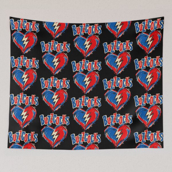 Artikelvorschau, Buzzcocks Punk Rock Heart Lightning Vintage Retro Style entworfen und verkauft von chooseur1outfit.