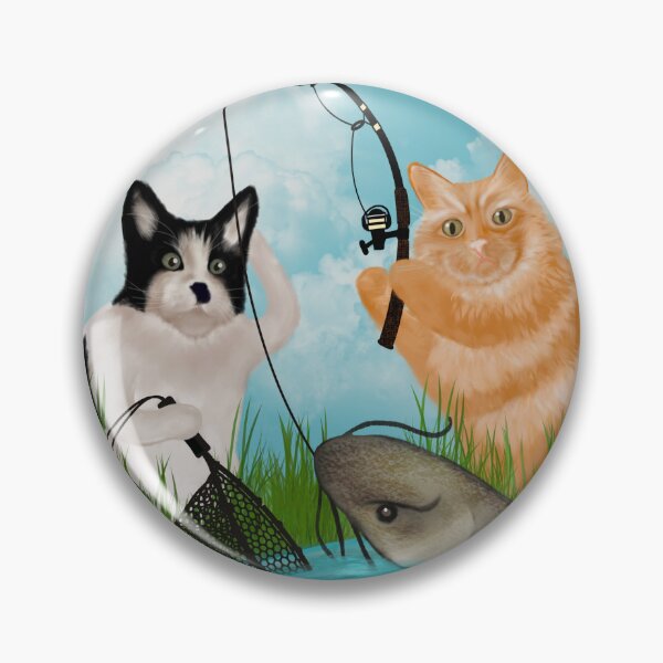 Item preview, Cats Fish for Catfish  designed and sold by gracefullizard.
