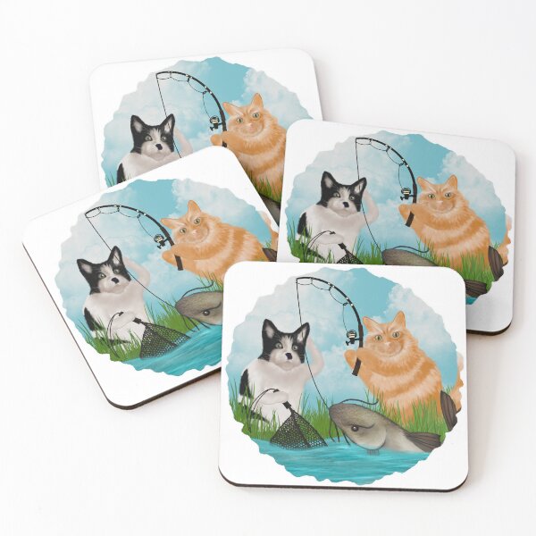 Item preview, Cats Fish for Catfish  designed and sold by gracefullizard.