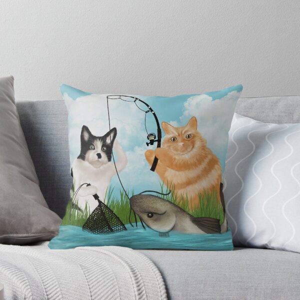 Item preview, Cats Fish for Catfish  designed and sold by gracefullizard.