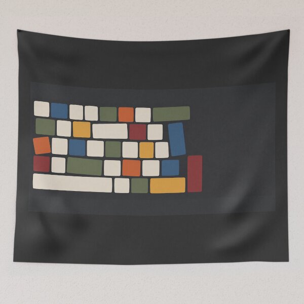 Item preview, Keycap Field – Minimal Mechanical Keyboard Desk Mat designed and sold by astersgraphics.