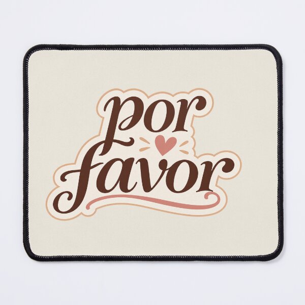Item preview, Por Favor Spanish Quote Cute Romantic Typography designed and sold by MetaModel Editions.