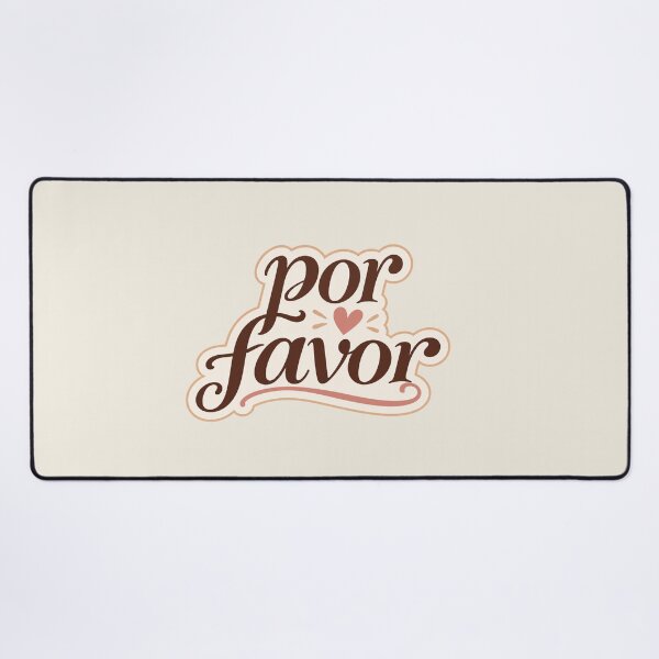 Item preview, Por Favor Spanish Quote Cute Romantic Typography designed and sold by MetaModel Editions.