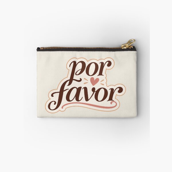 Item preview, Por Favor Spanish Quote Cute Romantic Typography designed and sold by MetaModel Editions.