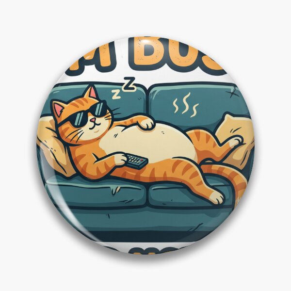Item preview, I'm Busy Doing Nothing Lazy Cat designed and sold by Thoughtful Prints.
