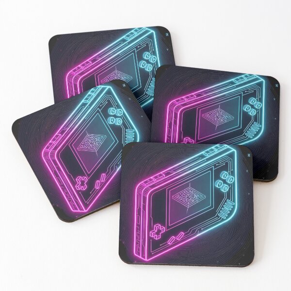 Item preview, Glowing Neon Cyber Gamepad Illusion designed and sold by Vibz4All.