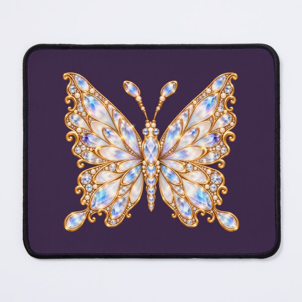 Item preview, Moonstone Fantasy Butterfly – Iridescent Opal Wings designed and sold by HO•Designs.