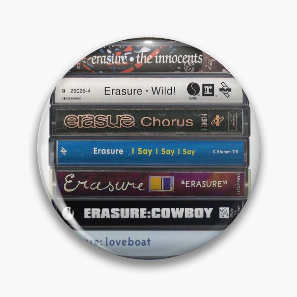 Item preview, Erasure - Studio Albums - Vintage Cassette Print designed and sold by Mr Mustard Prints.