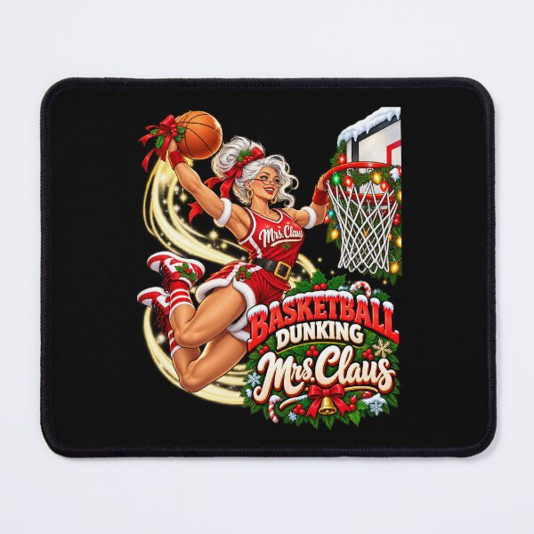 Item preview, Basketball Dunking Mrs. Claus designed and sold by signshirtz.