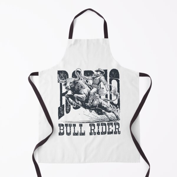 Artikelvorschau, Vintage-Rodeo-Bullenreiter-Western-Cowboy-Grafikdesign für Country-Ranch-Kleidung entworfen und verkauft von Vivek Sankad.