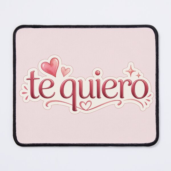 Item preview, Te Quiero Romantic Spanish Love Heart Design designed and sold by MetaModel Editions.