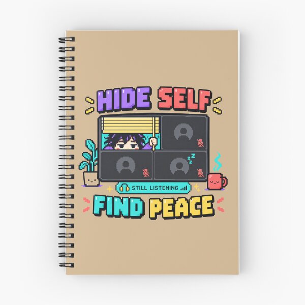 Item preview, HIDE SELF FIND PEACE designed and sold by BRIGHT BITS BOUTIQUE.
