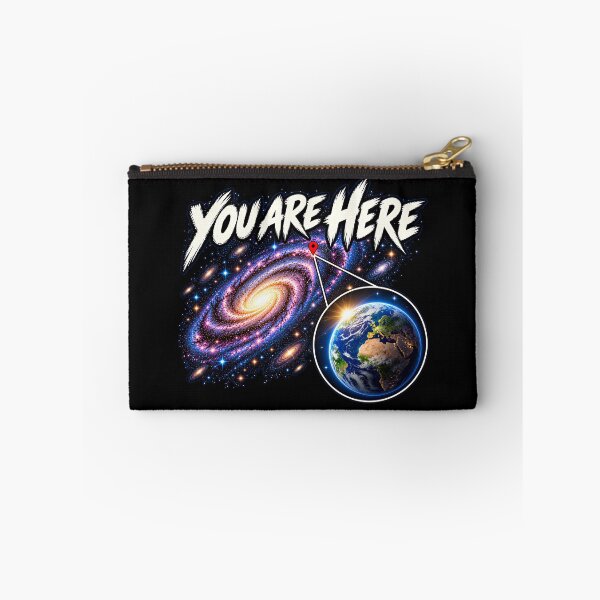 Item preview, 'Your Are Here' In space Galaxy Retro Earth Sci-Fi designed and sold by Genius Geek.