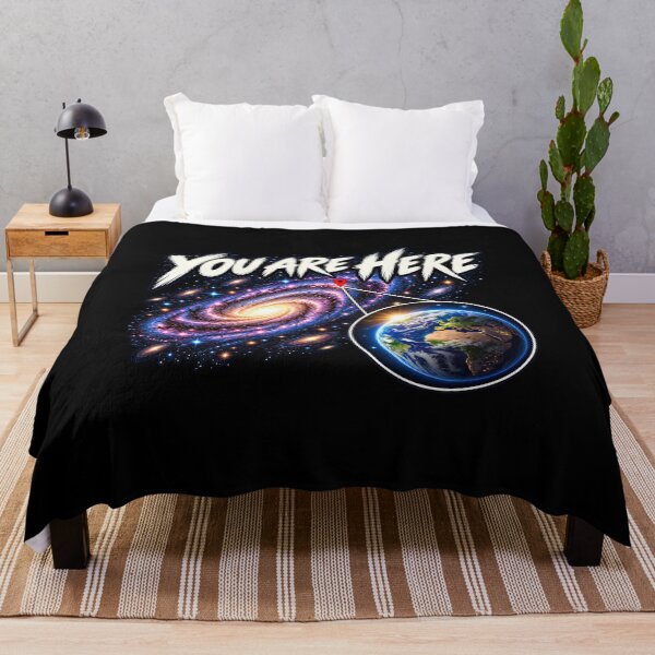 Item preview, 'Your Are Here' In space Galaxy Retro Earth Sci-Fi designed and sold by Genius Geek.