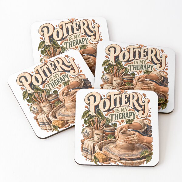 Item preview, Pottery Is My Therapy designed and sold by MysticCanvasAi.
