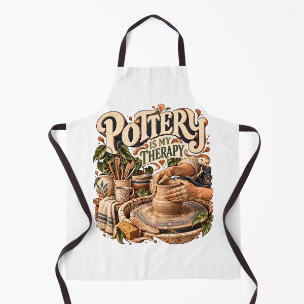 Item preview, Pottery Is My Therapy designed and sold by MysticCanvasAi.