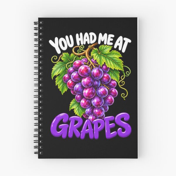 Item preview, Grapes Funny Grape Fruit Lover Cute Food Pun designed and sold by Trendably.