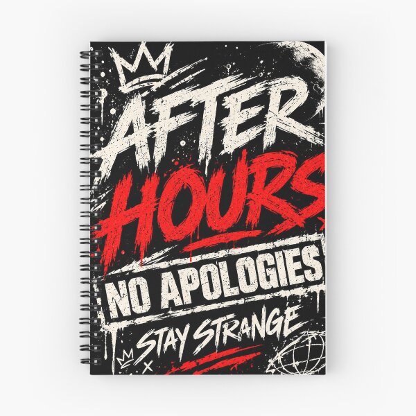 Item preview, After Hours No Apologies – Stay Strange Streetwear Design designed and sold by Bellothreads.