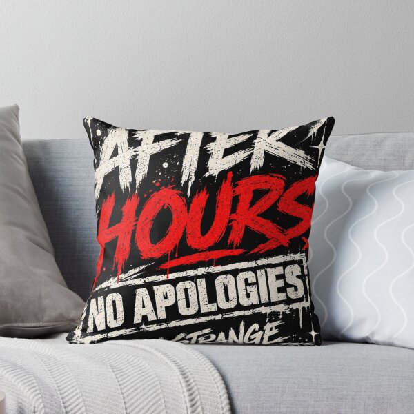 Item preview, After Hours No Apologies – Stay Strange Streetwear Design designed and sold by Bellothreads.