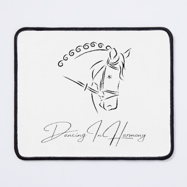 Item preview, Equestrian Dancing in Harmony Artistic Horse and Rider Silhouette Design designed and sold by Morinaga Sakagami.