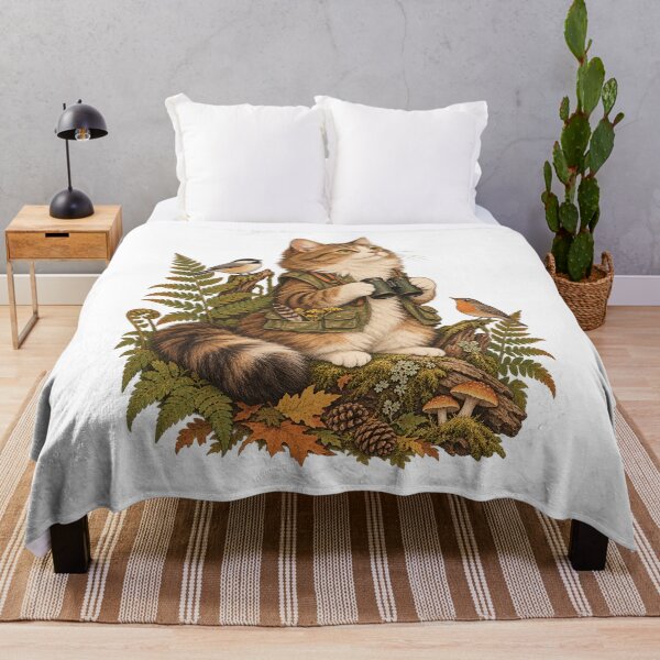 Item preview, Vintage Cat With Binoculars designed and sold by Apex Designs.