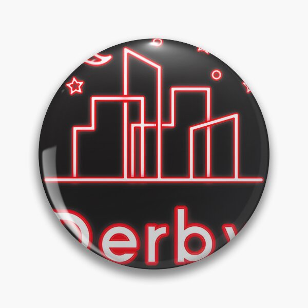 Item preview, Derby United Kingdom Cityscape Design Featuring Derby England and Great Britain Landmarks designed and sold by GoodVibesClo.