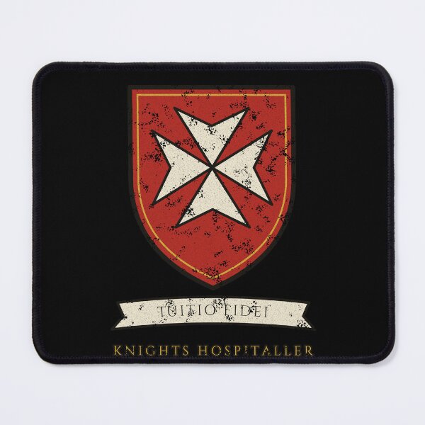 Item preview, Knights Hospitaller Shield - Maltese Cross - Worn Look designed and sold by EvaEV.